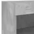 Produktbild 11 för Tv-bänk 5 delar LED betonggrå konstruerat trä