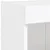 Produktbild 11 för Väggmonterade tv-skåp 6 delar med LEDs vit