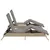 Produktbild 5 för Solsängar 2 st med bord beige konstrotting