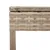 Produktbild 10 för Solsängar 2 st med bord beige konstrotting