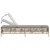 Produktbild 7 för Solsängar 2 st med bord beige konstrotting