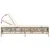 Produktbild 7 för Solsängar 2 st med bord beige konstrotting