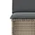Produktbild 10 för Bistrogrupp med dynor 3 delar beige konstrotting