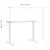 Produktbild 8 för Stativ för höjbart skrivbord (94-135)x60x(70-114) cm stål