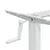 Produktbild 10 för Stativ för höjbart skrivbord (94-135)x60x(70-114) cm stål