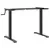 Produktbild 2 för Stativ för höjbart skrivbord svart (94-135)x60x(70-114) cm stål