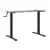 Produktbild 4 för Stativ för höjbart skrivbord svart (94-135)x60x(70-114) cm stål