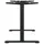 Stativ för höjbart skrivbord svart (94-135)x60x(70-114) cm stål