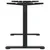 Produktbild 6 för Stativ för höjbart skrivbord svart (94-135)x60x(70-114) cm stål