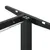 Produktbild 9 för Stativ för höjbart skrivbord svart (94-135)x60x(70-114) cm stål