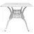 Produktbild 6 för Trädgårdsbord vit 150x90x72 cm gjuten aluminium