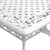 Produktbild 9 för Trädgårdsbord vit 150x90x72 cm gjuten aluminium