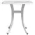 Produktbild 5 för Trädgårdsbord vit 53x53x53 cm gjuten aluminium
