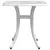 Produktbild 6 för Trädgårdsbord vit 53x53x53 cm gjuten aluminium