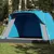 Produktbild för Campingtält 4 personer blå snabbrest