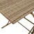Produktbild 8 för Matgrupp för trädgården med dynor 7 delar beige konstrotting
