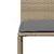 Produktbild 10 för Matgrupp för trädgården med dynor 7 delar beige konstrotting