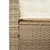 Produktbild 10 för Trädgårdssoffa med bord och dynor L-formad beige konstrotting