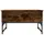 Soffbord rökfärgad ek 70x50x40 cm konstruerat trä och metall