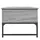 Soffbord grå sonoma 100x50x40 cm konstruerat trä och metall