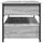 Soffbord grå sonoma 70x50x50 cm konstruerat trä och metall