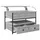Soffbord grå sonoma 70x50x50 cm konstruerat trä och metall