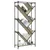 Produktbild 4 för Bokhylla sonoma-ek 79x30x180 cm konstruerat trä och metall