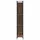 Bokhylla brun ek 79x30x180 cm konstruerat trä och metall
