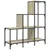 Produktbild 2 för Bokhylla sonoma-ek 92x30x102 cm konstruerat trä och metall