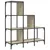 Produktbild 7 för Bokhylla sonoma-ek 92x30x102 cm konstruerat trä och metall