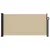 Produktbild 3 för Indragbar sidomarkis beige 100x300 cm