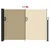 Produktbild 5 för Indragbar sidomarkis beige 140x300 cm