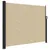Produktbild 2 för Indragbar sidomarkis beige 160x300 cm