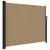Produktbild 2 för Infällbar sidomarkis taupe 170x300 cm