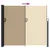 Produktbild 5 för Indragbar sidomarkis beige 180x300 cm
