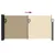 Produktbild 5 för Infällbar sidomarkis beige 100x500 cm