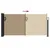 Produktbild 5 för Infällbar sidomarkis taupe 100x500 cm