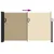 Produktbild 5 för Indragbar sidomarkis beige 120x500 cm