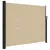 Produktbild 2 för Indragbar sidomarkis beige 160x500 cm