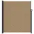 Produktbild 3 för Indragbar sidomarkis taupe 220x500 cm