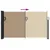 Produktbild 5 för Infällbar sidomarkis taupe 120x600 cm