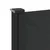Produktbild 7 för Infällbar sidomarkis svart 140x600 cm