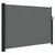 Produktbild 2 för Infällbar sidomarkis antracit 140x600 cm