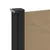 Produktbild 7 för Infällbar sidomarkis taupe 180x600 cm