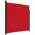 Produktbild 2 för Infällbar sidomarkis 200x600 cm röd