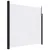 Produktbild 2 för Infällbar sidomarkis vit 200x600 cm