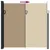Produktbild 5 för Infällbar sidomarkis taupe 200x600 cm