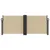 Produktbild 3 för Infällbar sidomarkis beige 100x600 cm