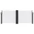 Produktbild 3 för Infällbar sidomarkis vit 100x600 cm