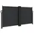 Produktbild 2 för Infällbar sidomarkis svart 120x600 cm